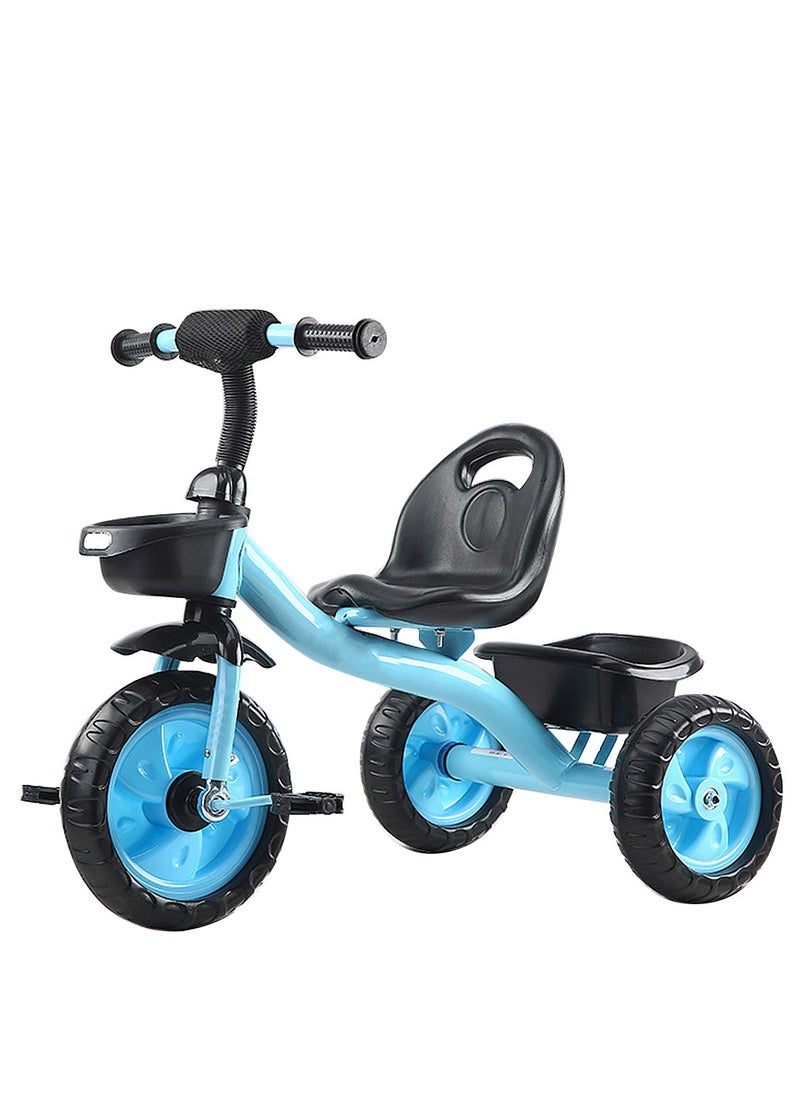 MaBaby Tricycles for Kids, with Storage Basket, Adjustable Seat and Pedal, Children Trike for 1-6 Years Boys and Girls, Balance Bike for Indoor Outdoor Fun  - Image 1