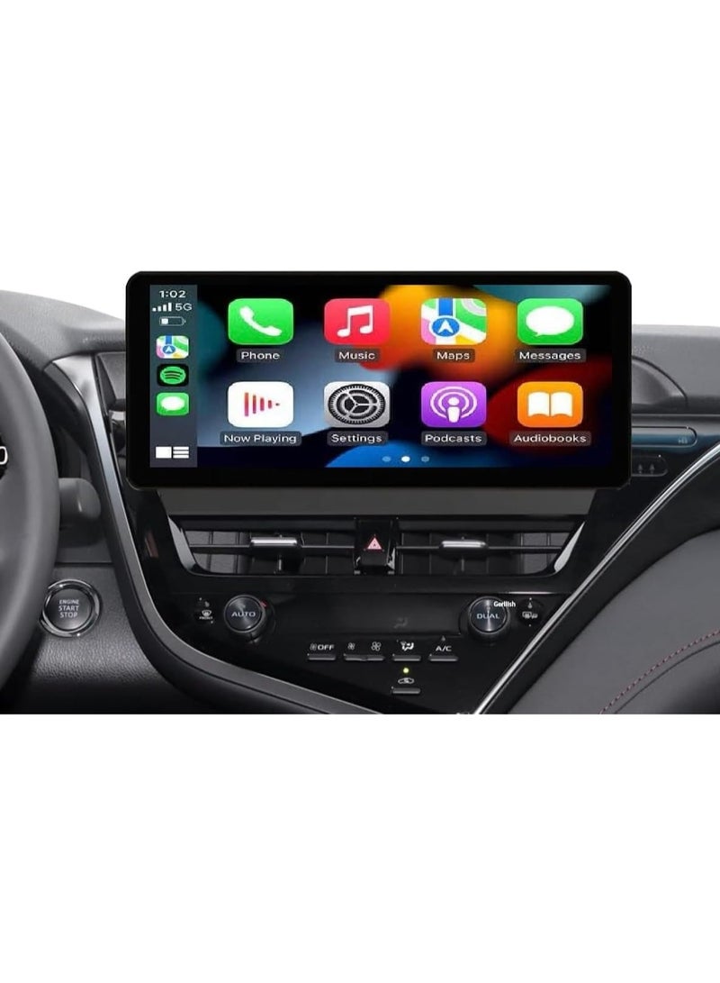 SHEZA STAR Android Car Stereo for Toyota Camry 2020-2023 4GB RAM 64GB ROM Support Carplay, M-Link Wi-Fi BT, Radio GPS, 12.3 Inch IPS Touch Screen with AHD Camera Included - Image 1