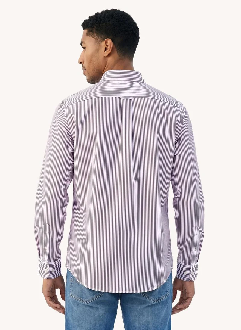 NAUTICA Men's Long Sleeve Yarn Dyed Shirt