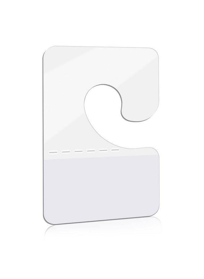 بروديوت مجموعة من 300 علامة تعليق لاصقة وخطافات تعليق شديدة التحمل لعروض البيع بالتجزئة في المتاجر التجارية (1.1 × 1.7 بوصة) - Image 1