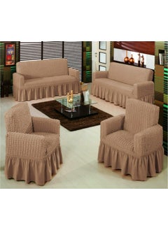 Bright Home غطاء كراسي برايت هوم بürümcük، أريكة، غطاء سرير أريكة، غطاء أريكة مطاطي 3311TAKIM  - Image 1