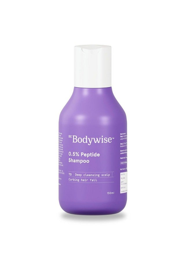 Be Bodywise 0.5% Peptide Bond Shampoo 150ml | Hidrahair, Keratin Nanopeptide, Hydrolysed Veg Protein, Triple Combo Bond Repair Active & Rosemary Oil | Treating Heat-Damaged, Chemical & Colored Hair - Image 1