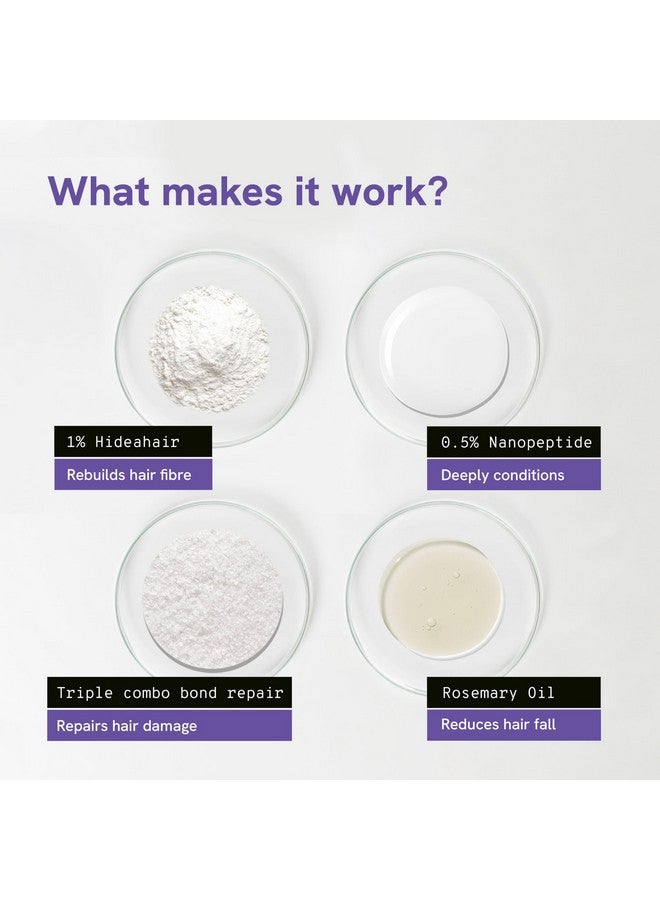 Be Bodywise 0.5% Peptide Bond Shampoo 150ml | Hidrahair, Keratin Nanopeptide, Hydrolysed Veg Protein, Triple Combo Bond Repair Active & Rosemary Oil | Treating Heat-Damaged, Chemical & Colored Hair - Image 4