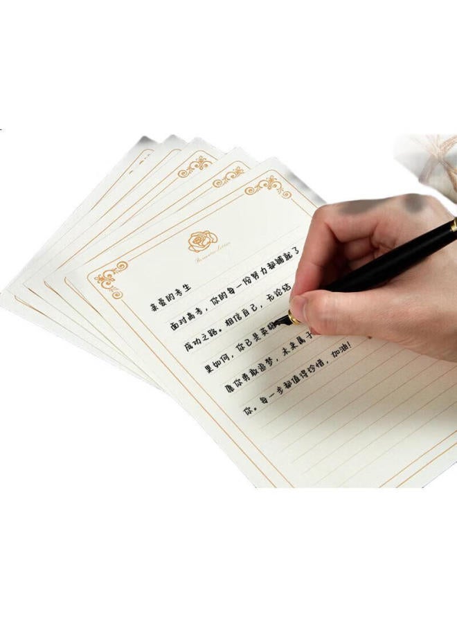 Kingdee, Greeting Card And Postcard Set, Bright Future Envelope And Letter Paper Set, Creative Encouragement For Middle School And High School Exams, Inspirational 18Th Birthday Gift, Graduation Set With 2 Envelopes And 5 Letter Papers - Image 2