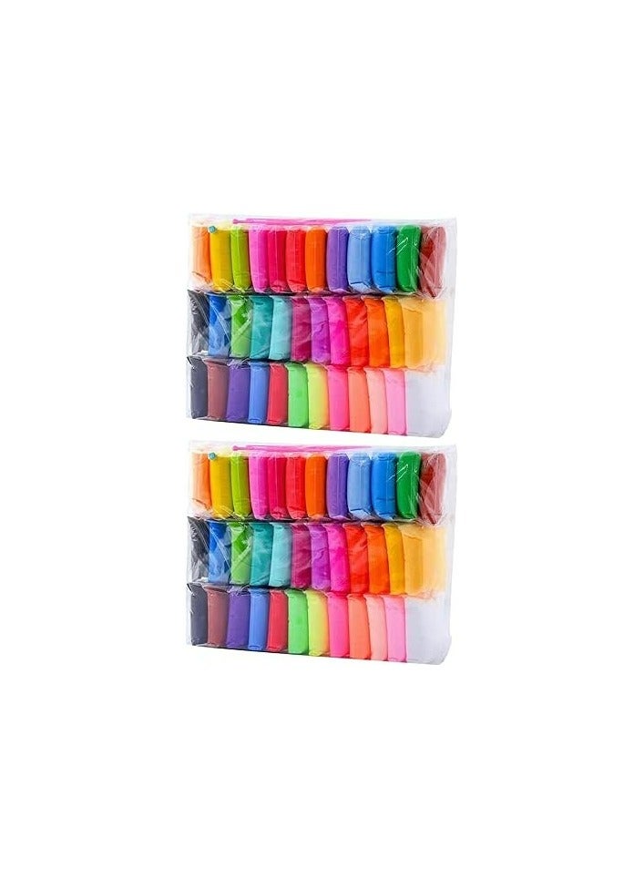 Modeling Clay Air Dry DIY Ultra Light Molding Clay, 72 Colors Soft Magic Plasticine Craft Toy with Tools, Best Kids Gift for Birthday Holiday 