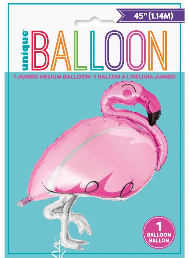 Unique Flamingo Giant 45"Foil Balloon - Image 2