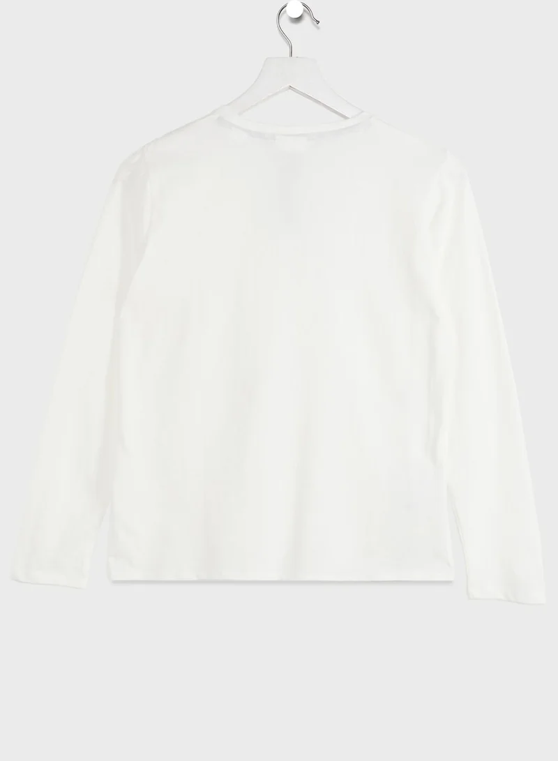 MANGO Kids Striped Pyjama Set