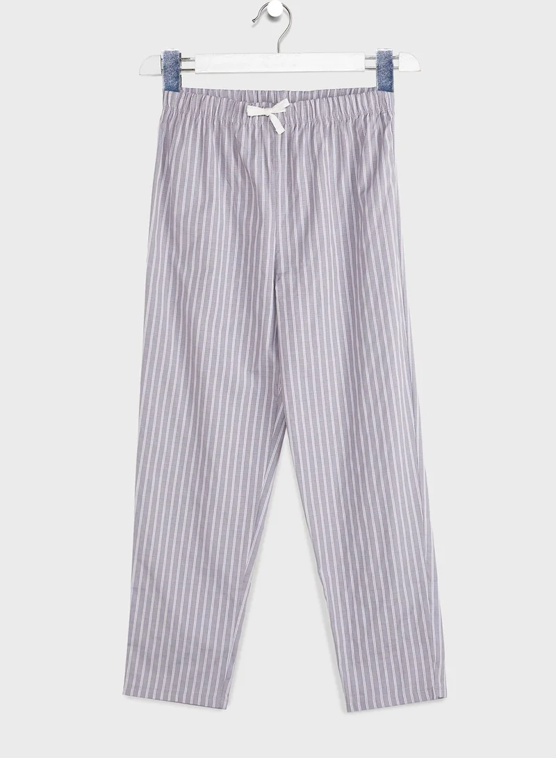 MANGO Kids Striped Pyjama Set