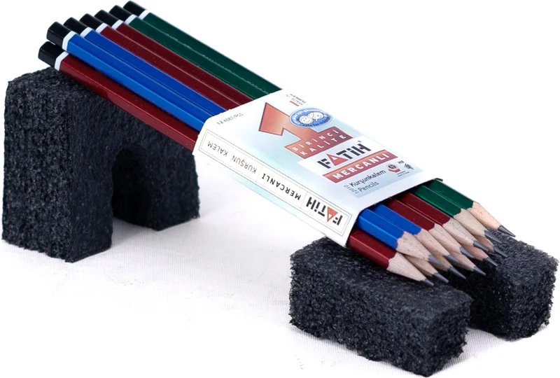 اوبلاند Stationery Fatih Coral Pencil Hb Soft Tip Ergonomic Design Durable Set of 12
