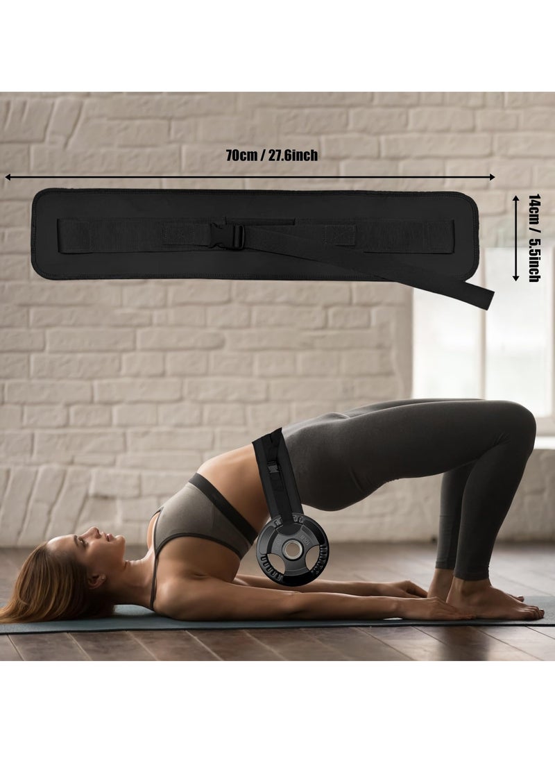 KASTWAVE - Comfort Fit Hip Thrust Belt - Enhanced Safety & Comfort for Dumbbells, Kettlebells, Plates | Non-Slip, Wide Padding Design for Effective Glute Workouts - Image 1