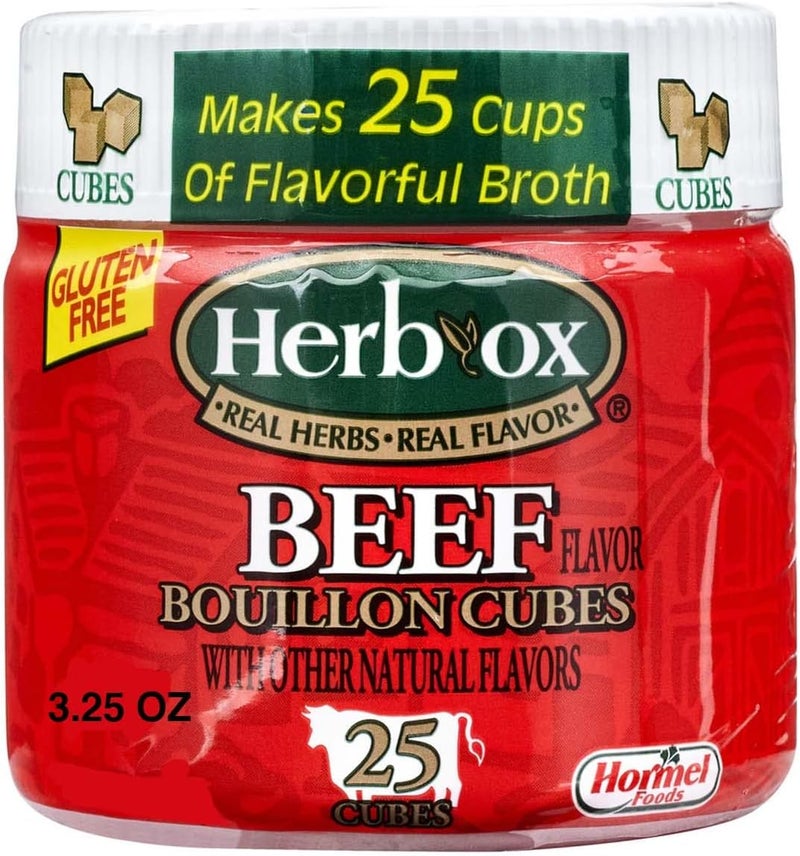HERB-OX Beef Bouillon Cubes - 25 Count - Image 1