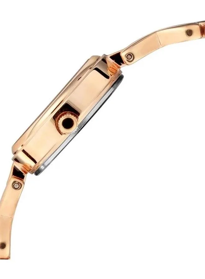 TITAN Women's Analog Display Watch With Rose Gold Metal Strap - 2601WM01