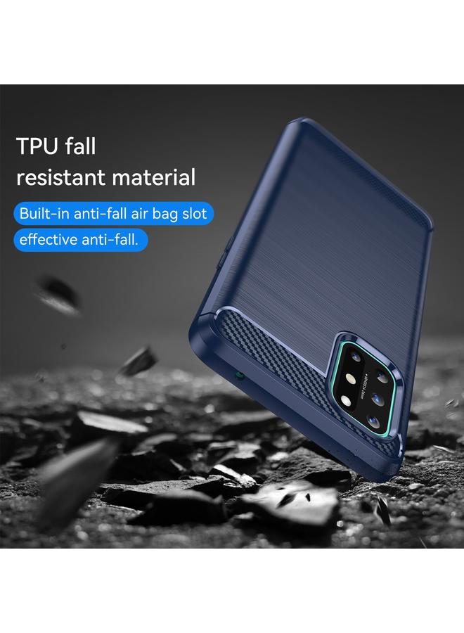 اس-توب جراب لهاتف OnePlus 8T مصنوع من ألياف الكربون TPU بملمس ناعم - Image 4