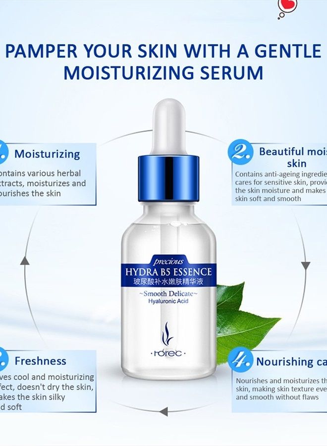 Hydra B5 Soothing Moisturizing Enhancer Skin Essence Toner Vitamin B5 15ml