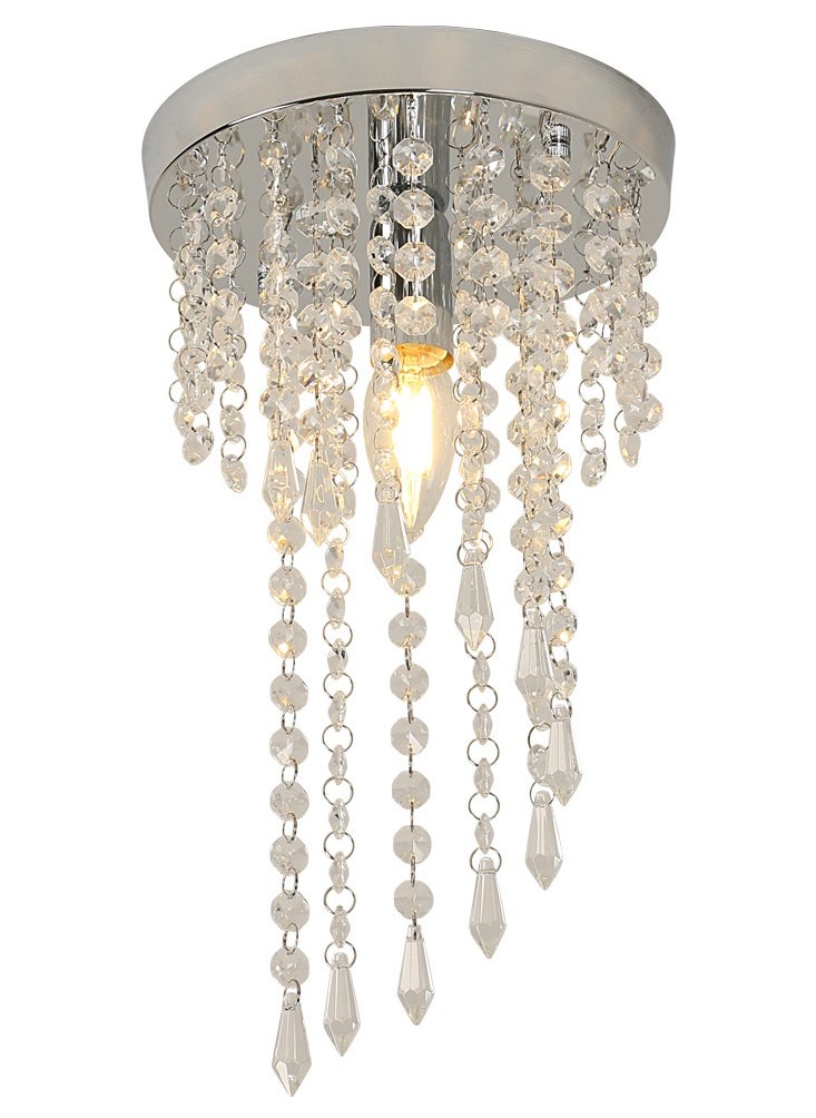 Goeco - Crystal LED Ceiling Light Modern Luxury Ceiling Lamp Chandeliers - Image 1