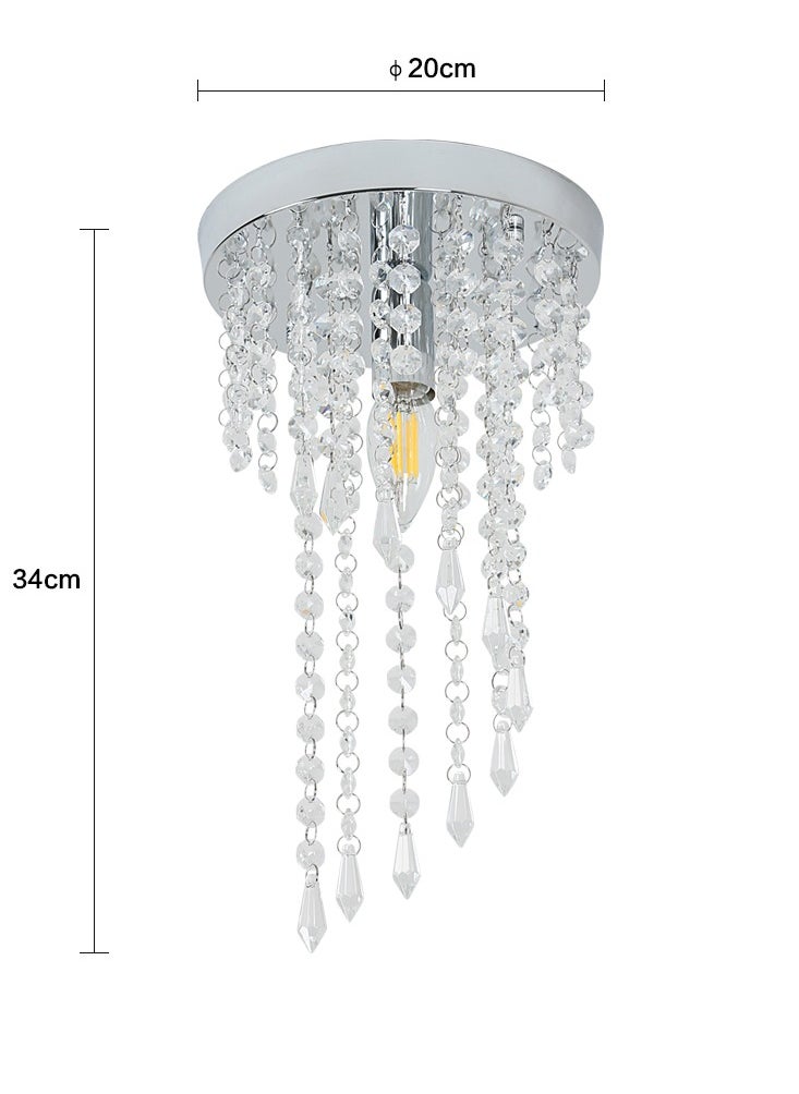 Goeco - Crystal LED Ceiling Light Modern Luxury Ceiling Lamp Chandeliers - Image 1