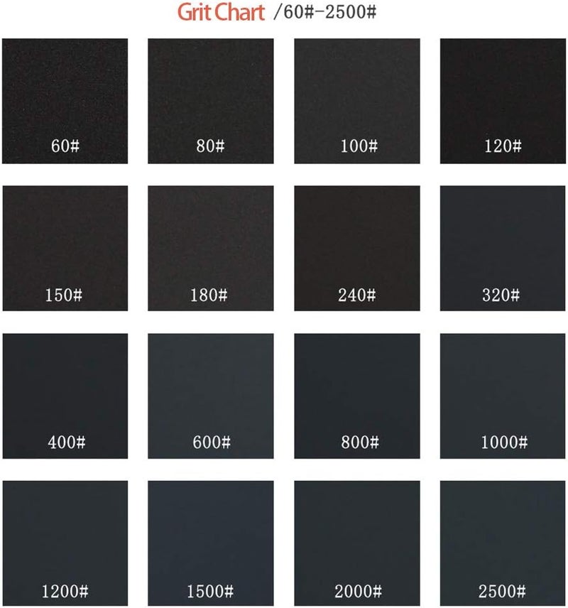 MAXMAN Sandpaper Sheets, 800 Grit Dry Wet Sand Paper, 9 x 11 Inch,Silicon Carbide, for Wood Furniture Finishing,Metal Sanding and Automotive Polishing,10 -Sheet - Image 4