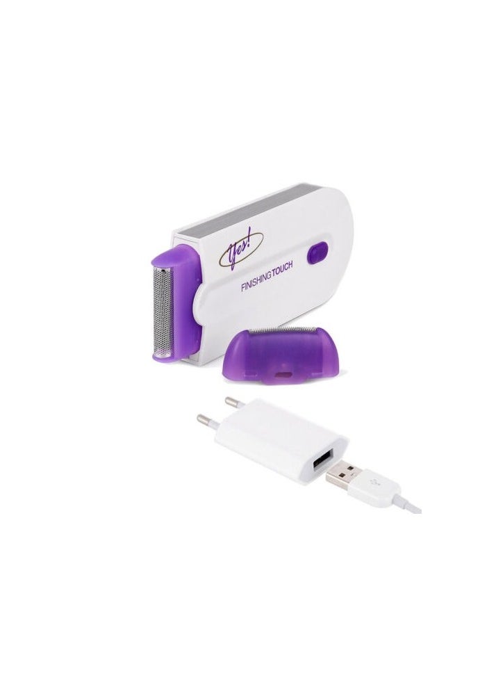 finishing touch Rechargeable Body Hair Remover Lightweight Finishing Touch Unisex Women White Purple  - Image 2