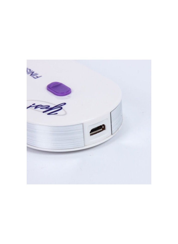 finishing touch Rechargeable Body Hair Remover Lightweight Finishing Touch Unisex Women White Purple  - Image 3