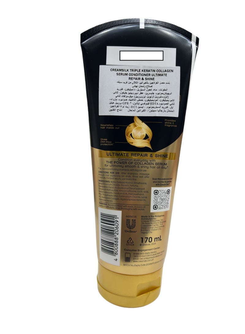 CREAM SILK COLLAGEN SERUM CONDITIONER 170ml - Image 2
