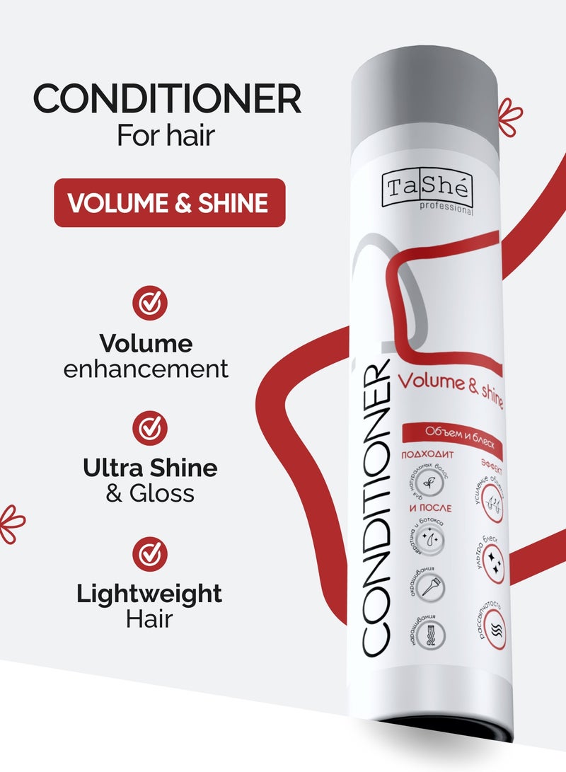 Tashe Hydration & Volume Hair Duo | Smoothing Shampoo with Hyaluronic Acid + Shine Conditioner with Collagen & Lavender – 2x300ml  - Image 5