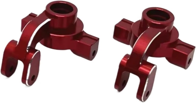 Red Metal Steering Knuckles For 1 10 RC Car Upgrade Replacement Parts - Image 1