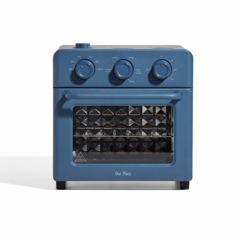 Our Place Wonder Oven  6in1 Air Fryer  Toaster Oven with Steam Infusion  Compact Countertop Friendly Fast Preheat Multifunctional  Air Fry Toast Roast Bake Reheat  Broil  Blue Salt
