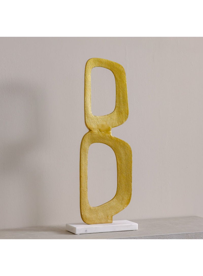 DANUBE HOME Stark Aluminium Sculpture – Modern Decorative Aluminium Art with Elegant Design, Perfect for Indoor Home Decor, Office Accent, Garden Decoration & Luxury Interior - Image 2