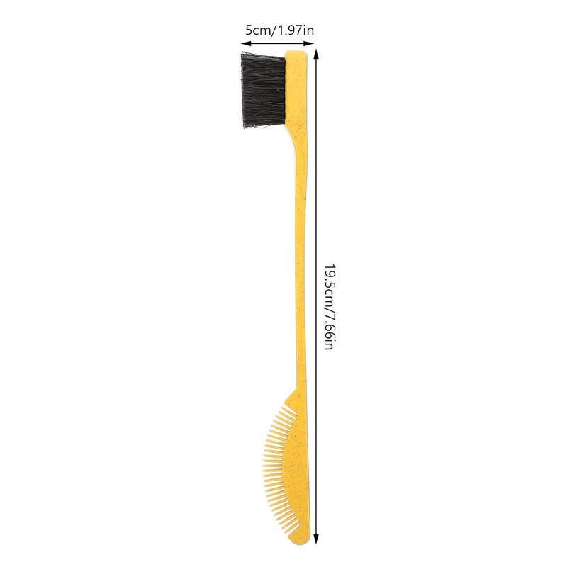 KICHOUSE 4pcs Dual-ended Eyelash and Eyebrow Brush Comb Kit, Multi-color Makeup Brow Brush Set with Hair Line Comb for Precise Brow Styling and Lash Separation - Image 2