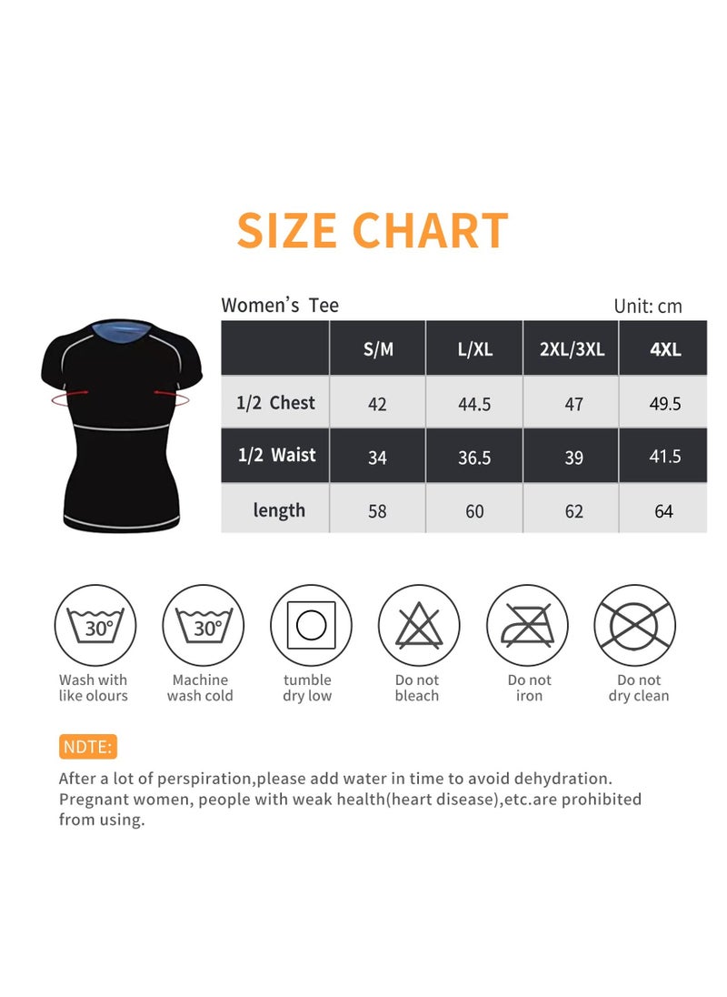 Generic - Women's Sauna Suit   Neoprene Free Waist Trainer Vest and Sweat Suit for Effective Fitness, and Body Shaping LXL - Image 1
