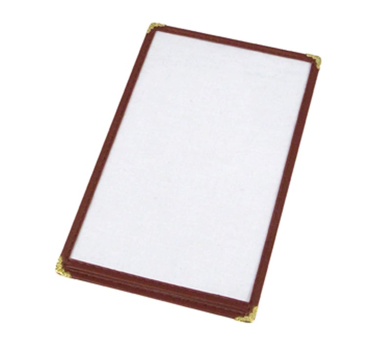 Single Menu Cover, 8.5-Inch x 5.5-Inch, Black