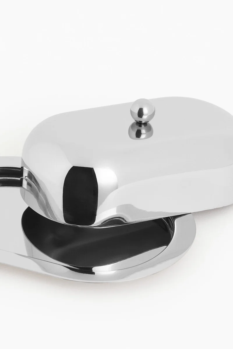 H&M Stainless steel butter dish