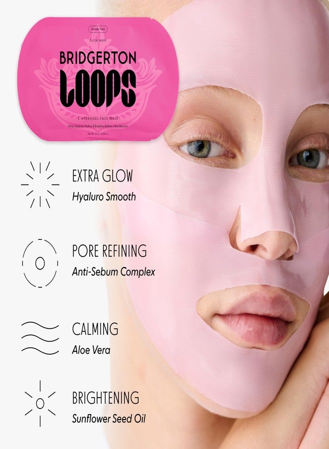 LOOPS Beauty Bridgerton™ NETFLIX Royal Treatment Set -The Best Hydrogel Face Masks for Every Skin Moment Face Mask - 2 Hydrating Masks - Dew Cloud and Double Take - All Skin Types, 2pc - Image 3