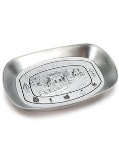 Hanghaijia Tinplate Outdoor Products Camping Tableware, Home Kitchen Fruit Dried Fruit Food Vegetable Storage Tray Fruit Bowls  - Image 1