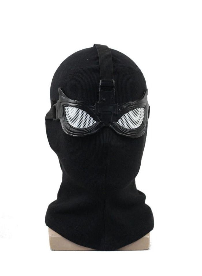 Cartoon Hero Character Dress Up Props Headgear Knitted Mask Adventure Helmet Cosplay Masks Black - Image 1