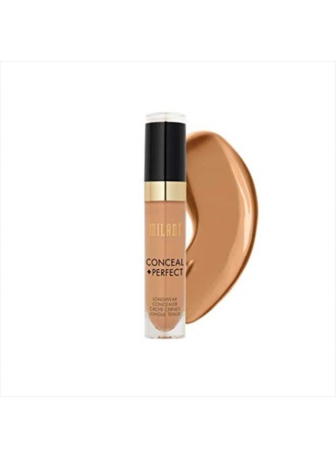 MILANI Conceal + Perfect Longwear Concealer - Warm Beige (0.17 Fl. Oz.) Vegan, Cruelty-Free Liquid Concealer - Cover Dark Circles, Blemishes & Skin Imperfections for Long-Lasting Wear