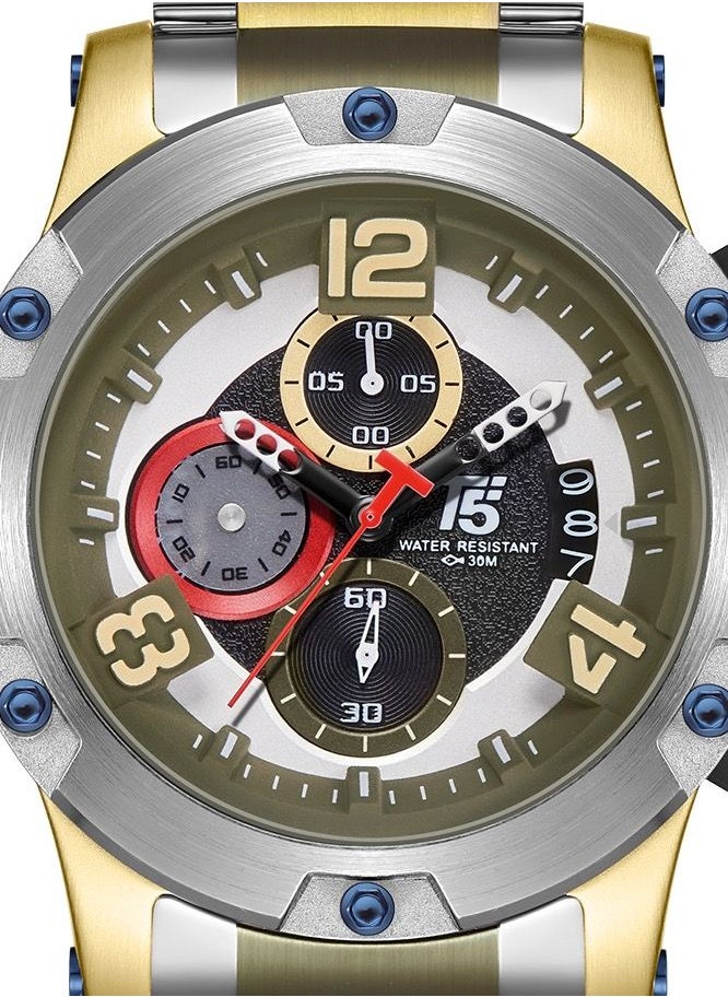 T5 T5 Men's Chronograph Stainless Steel two tone Watch  - Image 4