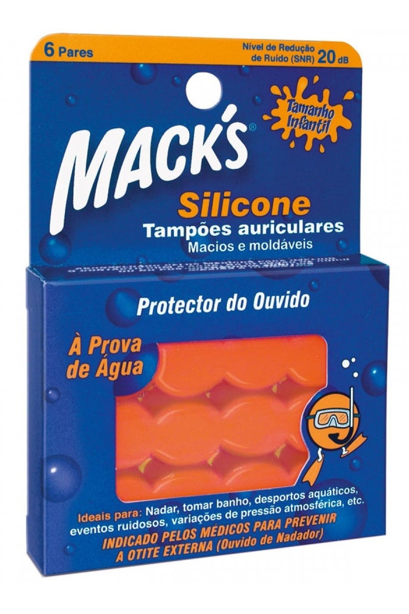 ماك سدادات أذن سيليكون للأطفال من ماك - 6 أزواج - Image 1