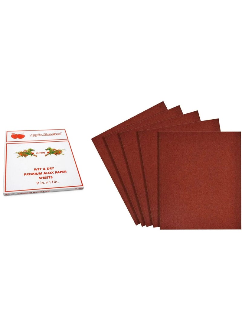 Sand Paper Abrasive Paper Kirin 60-Grit (50 Sheets)