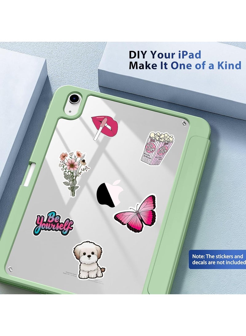 DUSALA 2 in 1 Case for iPad (A16) 11th Generation 11 Inch 2025 with Pencil Holder,Slim Protective Cover with Clear Back Shell,Auto Wake/Sleep With Tempered Glass - Image 3