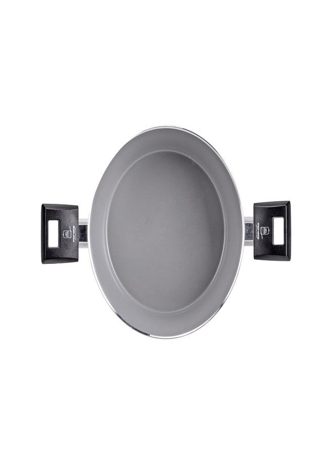 Moneta Innova Saucepan 2 m 24 cm, Natural FineGres Coating (NO PFAS), Also Suitable for Induction, 100% Made in Italy - Image 3