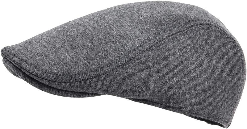 FEINION Men Cotton Newsboy Cap Soft Fit Cabbie Hat - Image 3
