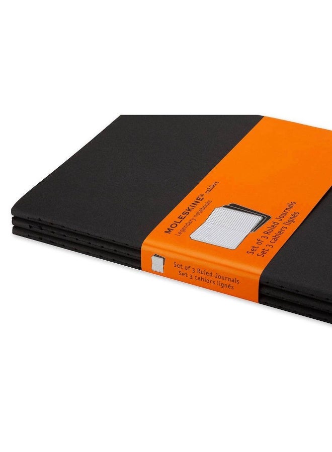 MOLESKINE Cahier Journal Pocket Size Ruled Pages Black Cover 64 Pages - Image 3