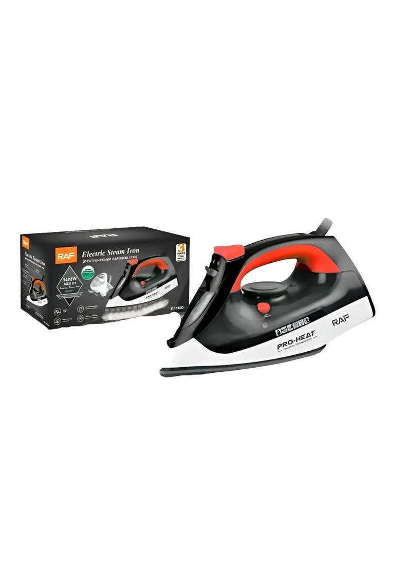 RAF Electric iron - 1400 watts, powerful technology for perfect clothes, model R.1192R, easy and fast operation - Image 2