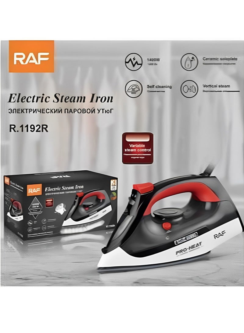 RAF Electric iron - 1400 watts, powerful technology for perfect clothes, model R.1192R, easy and fast operation - Image 3