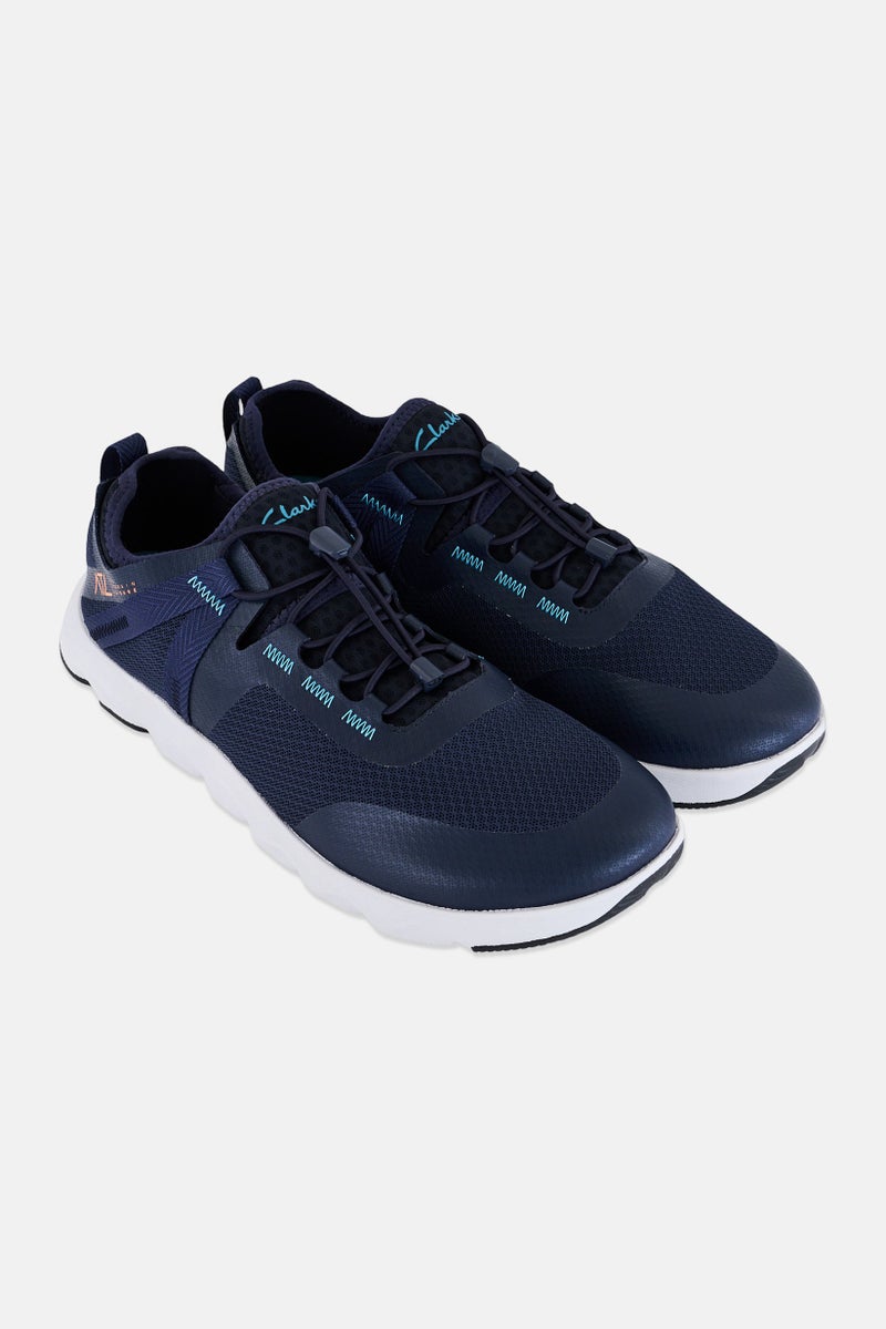 clarks Men Standard Atl Coast Rock Lace Up Casual Shoes, Navy - Image 2