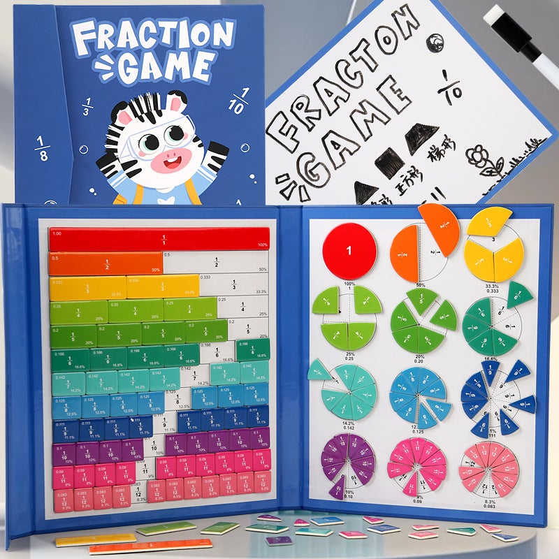 Children'S Cartoon Magnetic English Letter Jigsaw Puzzle Words Ten-Grid Array Mathematics Addition And Subtraction Teaching Aids Decomposition Toys - Image 1