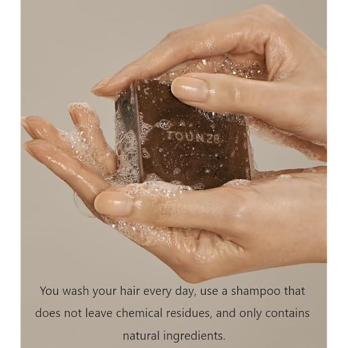 TOUN28 Volumizing Natural Kelp Shampoo Bar for Hair Growth, Strengthening & Thickening Solid Shampoo Bar for All Hair Types, Vegan, Paraben Sulfate Cruelty-Free Soap Korean Haircare - Image 4