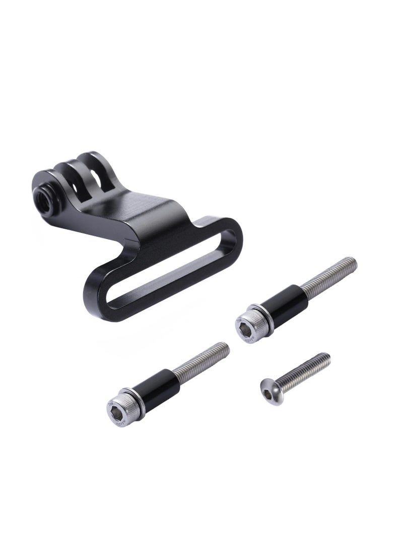 SYOSI Bike Handlebar Stem Mount, for Action Camera GoPro Bike Stem Mounts Flashlight, Multi Function Adjustable Handlebar Clamp, All Metal Solid Bicycle Stem Camera Mount Rack,  with M5*35mm Shoulder Bolts - Image 1