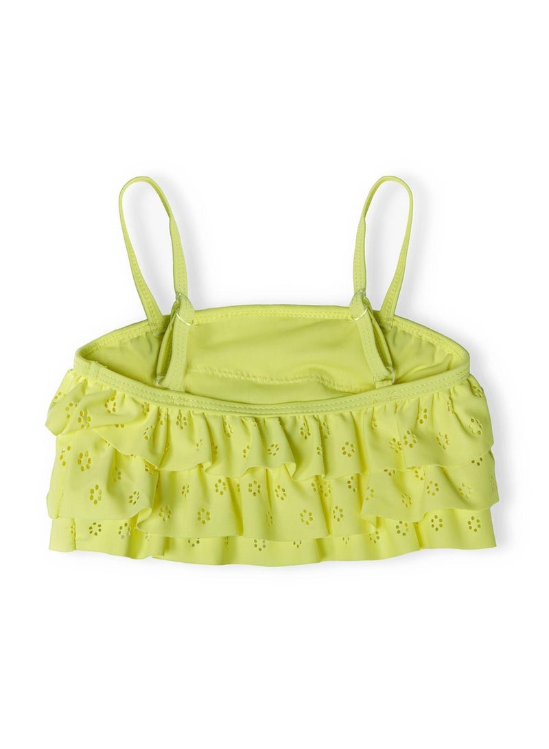 مينوتي طقم بكيني بناتي بكشكشة ونقشة ناعمة - Image 3